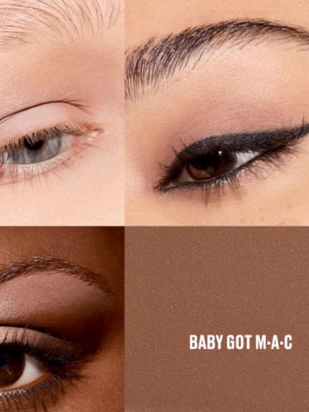 MAC Multisculpt Matte Liquid Eyeshadow And All over color in Baby Got MAC